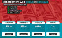 hébergement gratuit site web