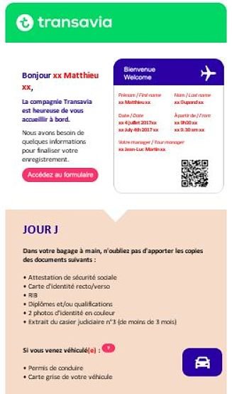 transavia service client