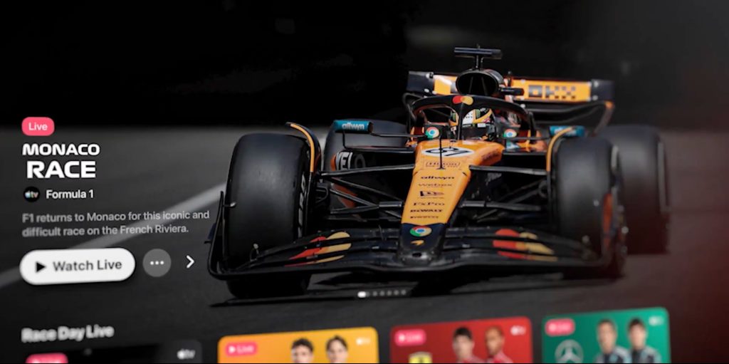 support f1 tv