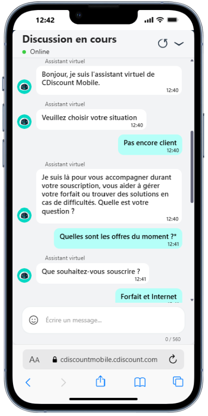contacter cdiscount par mail