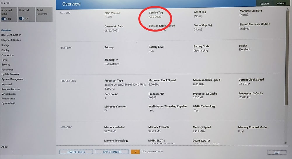 dell ticket support